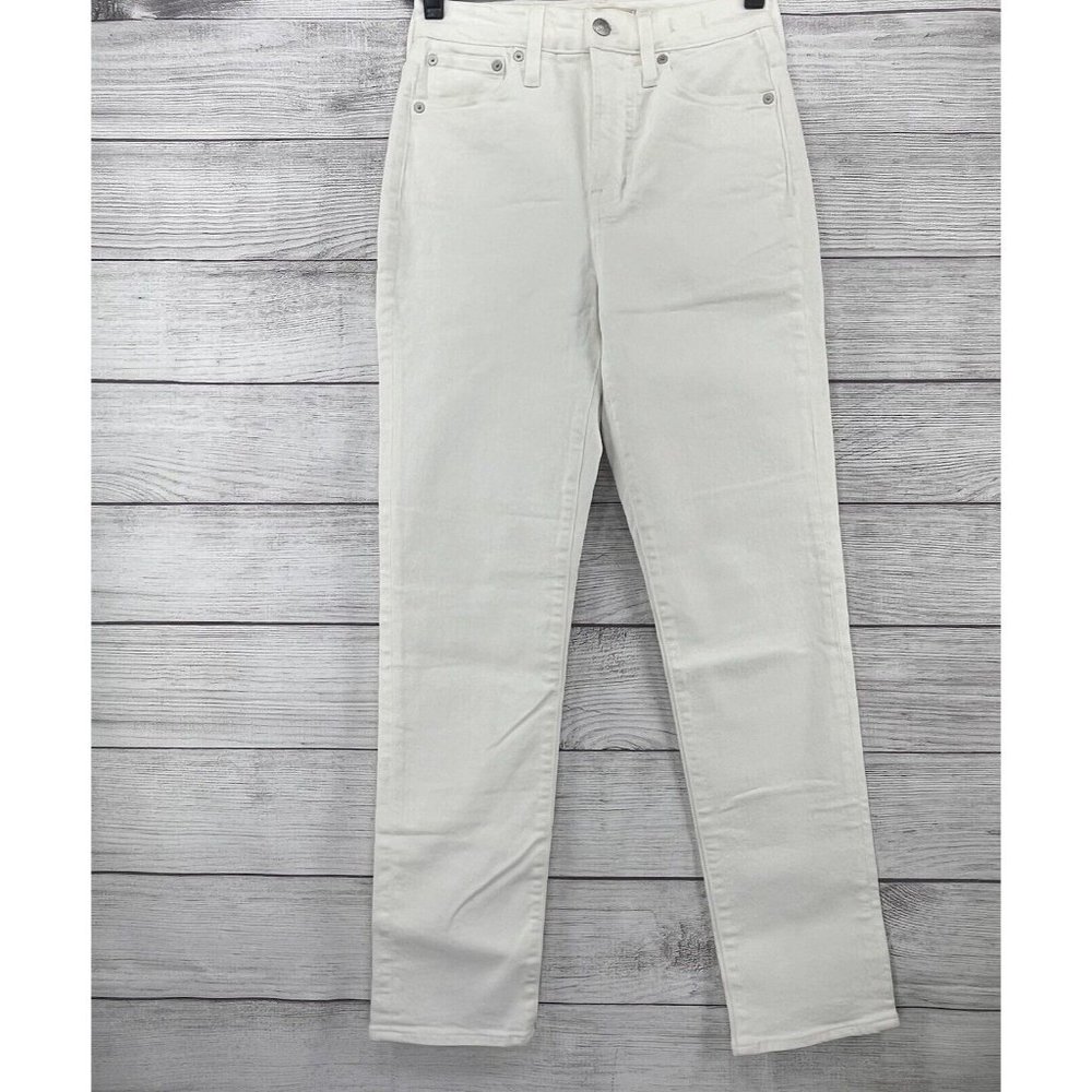 New Madewell ‎ Sz 23 The Perfect Vintage Jean Tile White